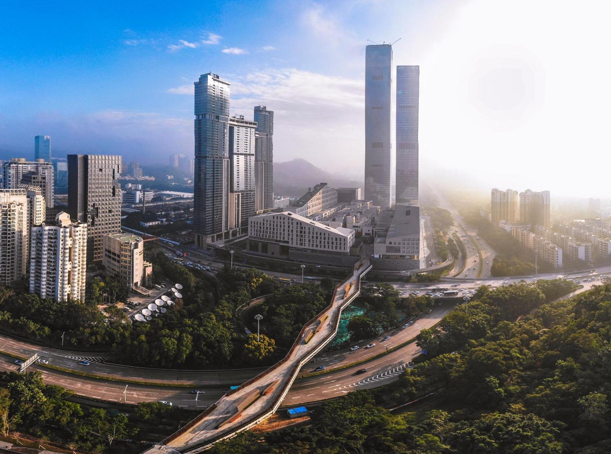 Golden Central Hotel Serviced Residence-Xin Hao E Du Shenzhen Exterior foto