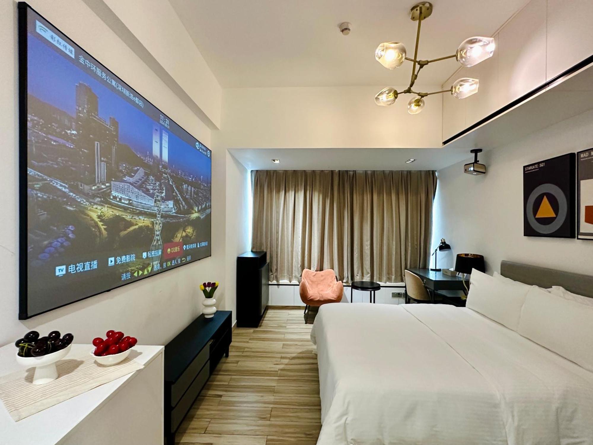 Golden Central Hotel Serviced Residence-Xin Hao E Du Shenzhen Exterior foto