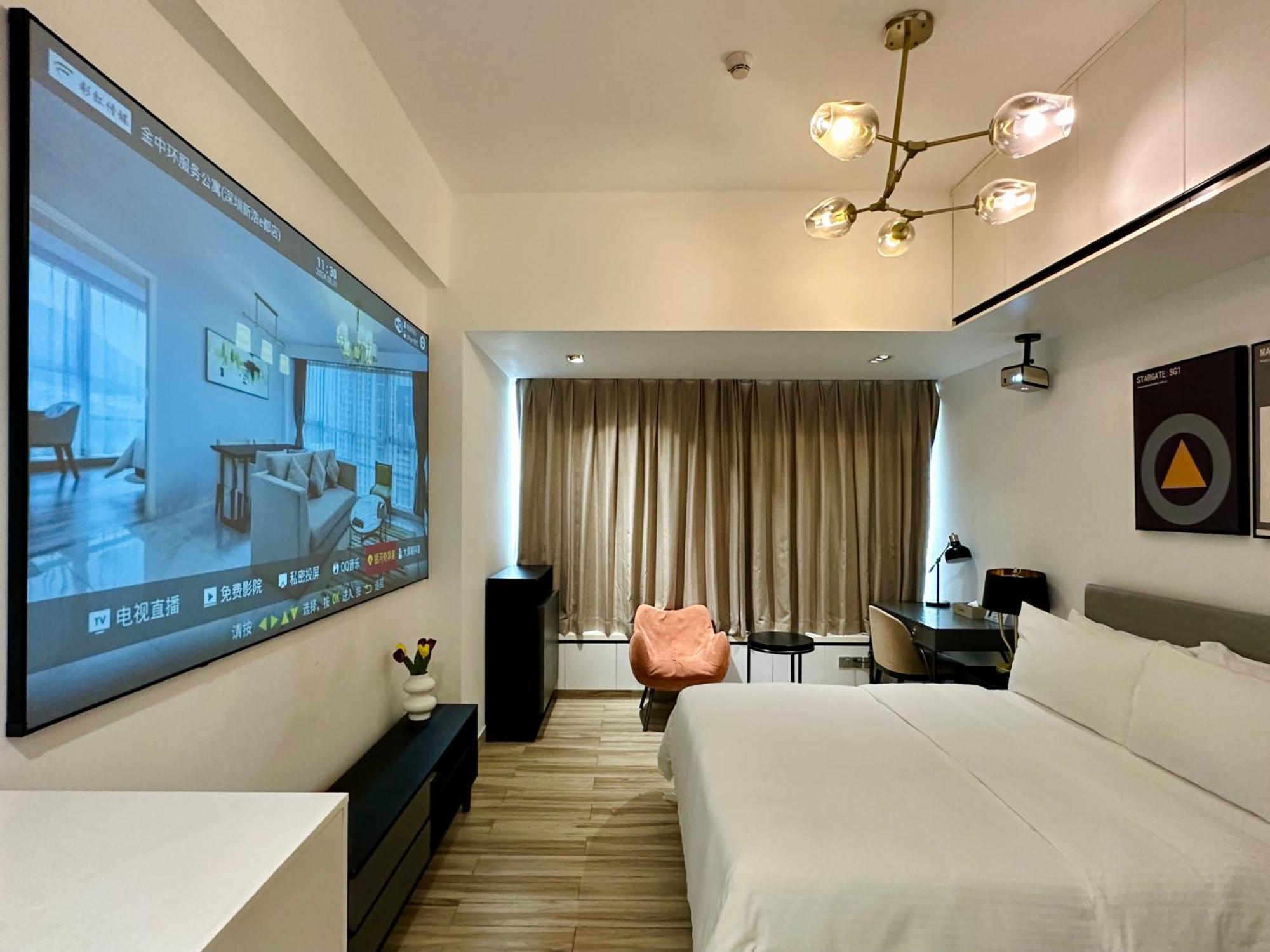 Golden Central Hotel Serviced Residence-Xin Hao E Du Shenzhen Exterior foto