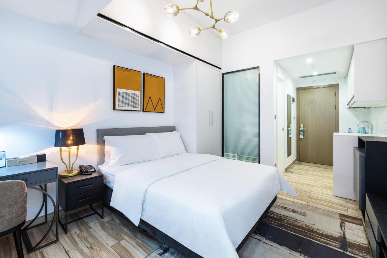 Golden Central Hotel Serviced Residence-Xin Hao E Du Shenzhen Exterior foto