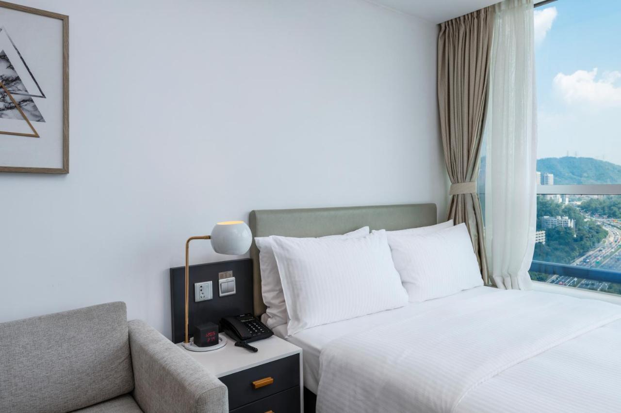 Golden Central Hotel Serviced Residence-Xin Hao E Du Shenzhen Exterior foto