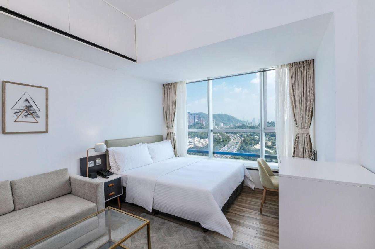 Golden Central Hotel Serviced Residence-Xin Hao E Du Shenzhen Exterior foto