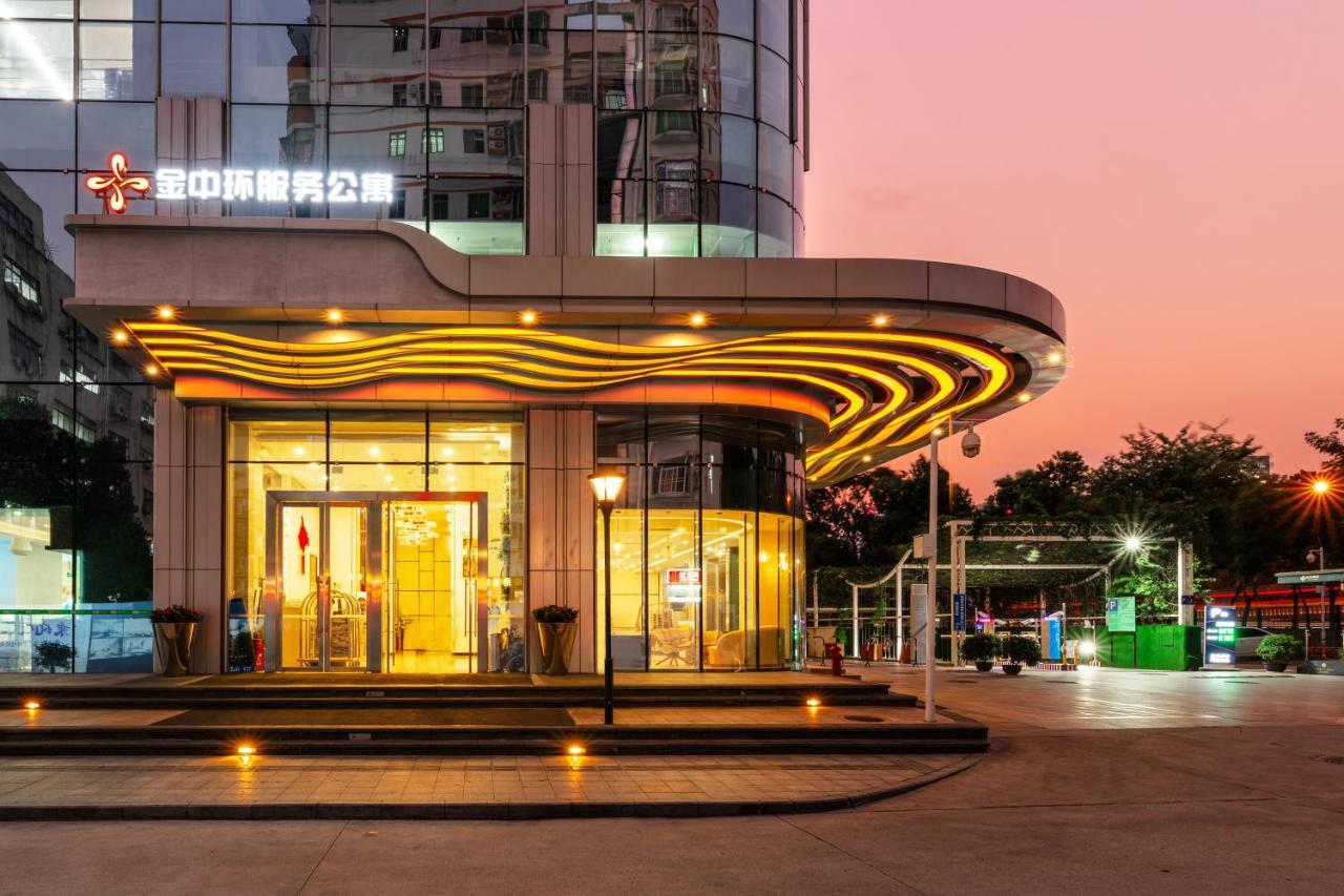 Golden Central Hotel Serviced Residence-Xin Hao E Du Shenzhen Exterior foto